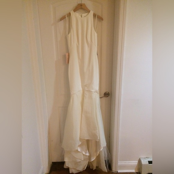 NWT BHLDN Anthropologie Theia Couture Elle Gown Mermaid Wedding Dress - Picture 6 of 12